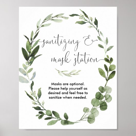 Het rangschikken van het teken van het maskerstati poster (Voorkant)