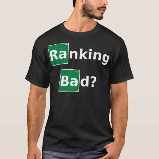 Het rangschikken van Slecht Ontwerp van de Bron vo T-shirt (Voorkant)
