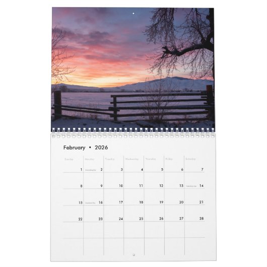 Het Rangzige Kalender van Uitzichten - 2021 (Feb 2026)