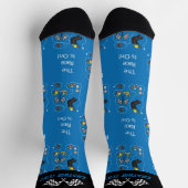 Het ras is ingeschakeld - blauw sokken (Top)