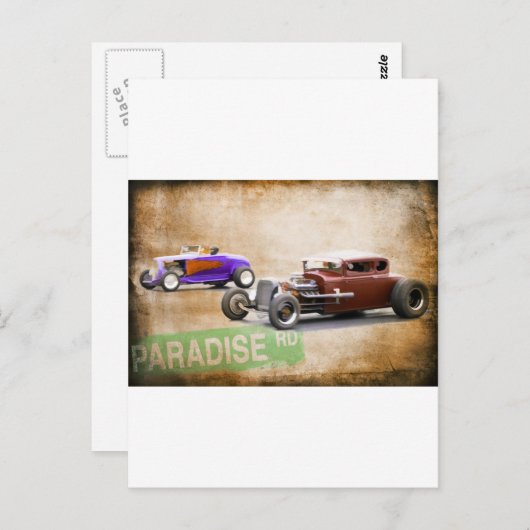 Het Ras van de belemmering Briefkaart (Voorkant / Achterkant)