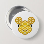 het ras van de geslachte dieren a01 ronde button 7,6 cm (Voorkant /achterkant)