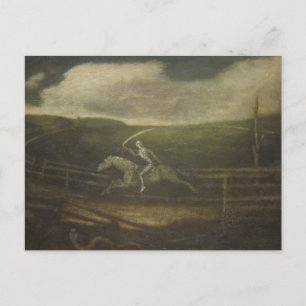 Het rasspoor of de dood van een Bleek paard Briefkaart