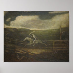 Het rasspoor of de dood van een Bleek paard Poster