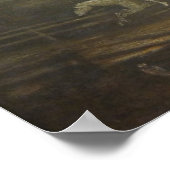 Het rasspoor of de dood van een Bleek paard Poster (Hoek)