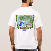 Het Rasta-shirt van BSN Bodysurfende kleding T-shirt (Achterkant)