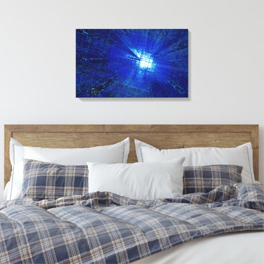 Het Raster (2016) Canvas Afdruk (Insitu (Slaapkamer))