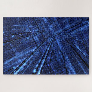 Het raster legpuzzel