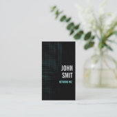 Het raster visitekaartje (Staand voorkant)