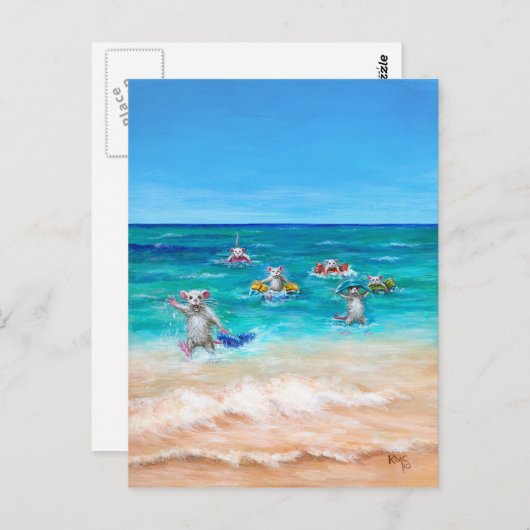 Het Rat Race Beach Briefkaart (Voorkant / Achterkant)