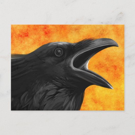 Het Raven briefkaart (Voorkant)