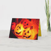 Het Ravijn van Halloween Kaart (Achterkant)