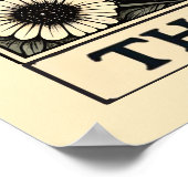 Het Reader Skeleton Tarot Kaart Poster (Hoek)