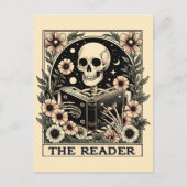 Het Reader Skeleton Tarot Kaart Poster (Voorkant)