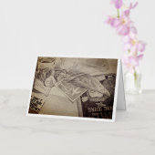 Het Reagan tijdperk van 1980 Folie Wenskaart (Orchidee)