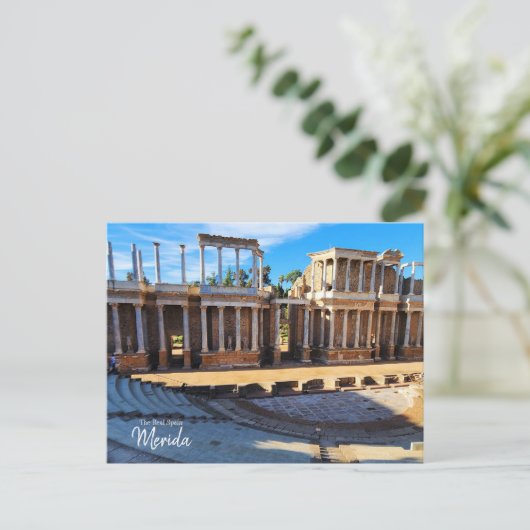 Het Real Spain Merida-Briefkaart Briefkaart (Staand voorkant)