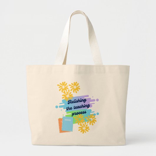 Het realiseren van het leerproces grote tote bag (Voorkant)