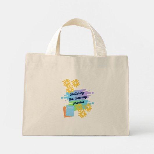 Het realiseren van het leerproces mini tote bag (Achterkant)