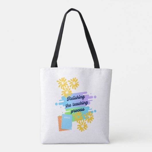 Het realiseren van het leerproces tote bag (Achterkant)