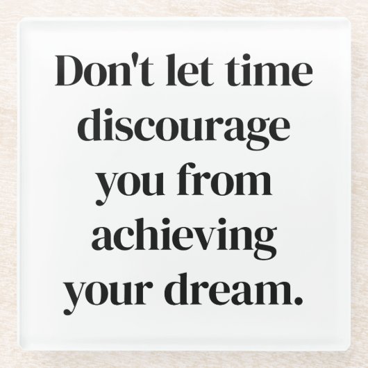 Het realiseren van uw droomglas Onderzetter (Voorkant)