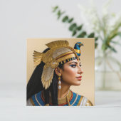 "Het Realisme van Cleopatra VII: een portret" Feestdagenkaart (Staand voorkant)