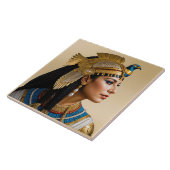 "Het Realisme van Cleopatra VII: een portret" Tegeltje (Zijkant)