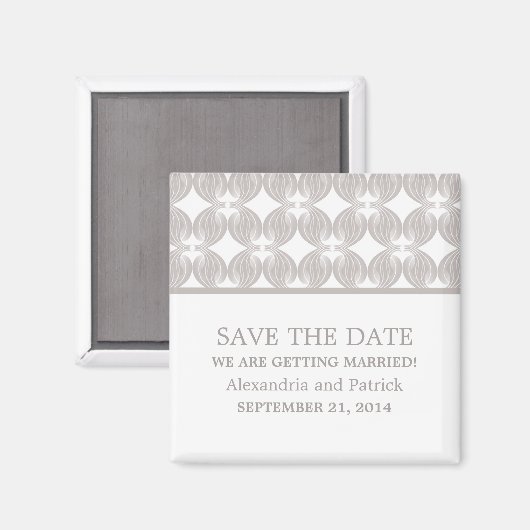 Het recente Moderne Deco sparen de Magnet van de D (Voorkant / Achterkant)