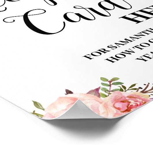 Het recept-kaartje hier laten vrijgezellenfeesten poster (Hoek)