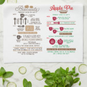 Het recept van de behandeling theedoek (Gevouwen)