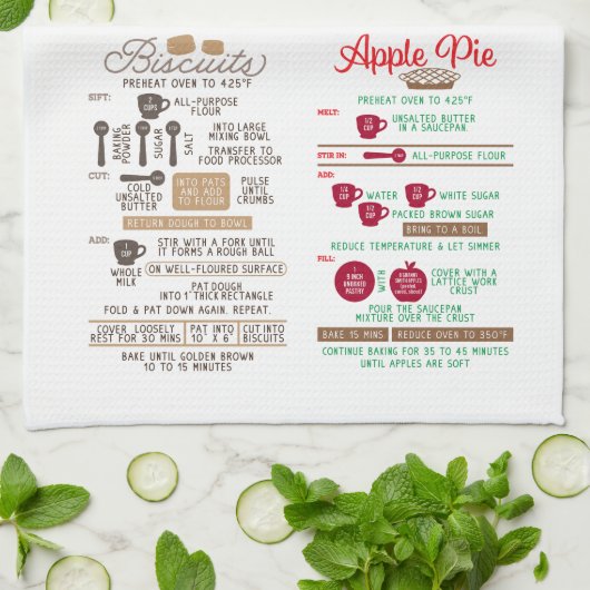 Het recept van de behandeling theedoek (Gevouwen)