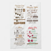 Het recept van de behandeling theedoek (Verticaal)