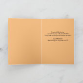 Het recept van de oude familie groet kaart (Binnen)