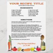 het recept van het recept van groente - en fruitgr (Voorkant)