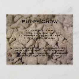 Het Recept van het Voer van het puppy Briefkaart