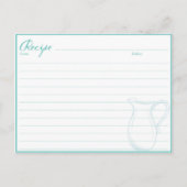 Het recept voor cadeaubonnen voor het huishouden,  briefkaart (Voorkant)