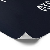 Het recht man bijbelvers voor Vaderdag Poster (Hoek)