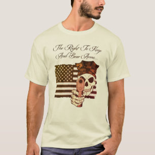 Het recht om wapens te houden en te Beren T-shirt