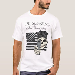 Het recht om wapens te houden en te Beren T-shirt
