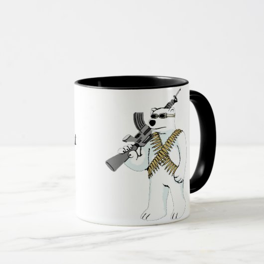 Het recht op Beren ondersteunen Mok (Voorkant rechts)