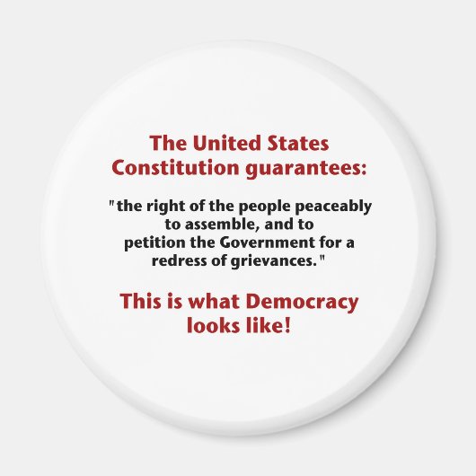 Het recht op vergadering - hoe ziet democratie eru magneet (Voorkant)