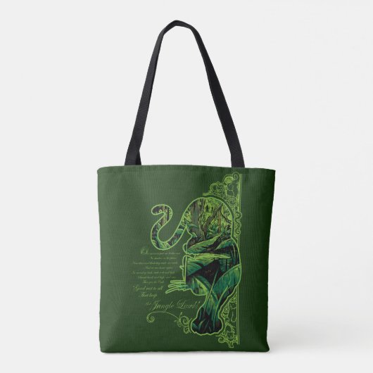 Het recht van de Oerwoud Tote Bag (Achterkant)