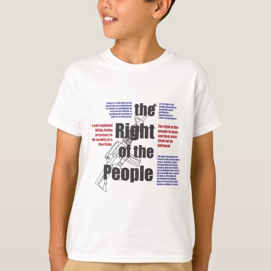 Het recht van de volkeren t-shirt (Voorkant)