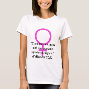 Het recht van vrouwen om te kiezen t-shirt