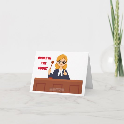 HET RECHT VERKLAART EEN "HOOGSTE DAG" IN "ORDER" H FEESTDAGEN KAART (Voorkant)