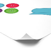 Het rechterlabel naaien aanpassen foto afdruk (Hoek)