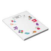 Het rechterlabel naaien aanpassen notitieblok (Schuin)