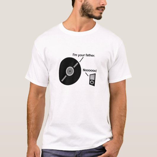 Het Record Vader Grappig T-shirt (Voorkant)