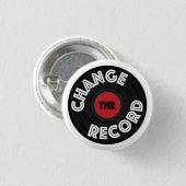 Het record wijzigen ronde button 3,2 cm (Voorkant /achterkant)