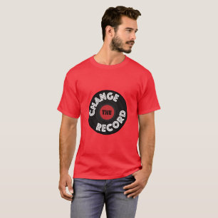 Het record wijzigen t-shirt