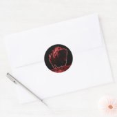 Het Red Buffalo Collectie Ronde Sticker (Envelop)